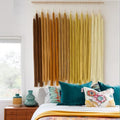 IOWER Macrame Wall Hanging Beaded Tassel Yarn Art Boho Tapestry 39" W*45" L by IOWER