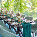 12 Pack Teal 10Ft Cheesecloth Table Runner - Image 6