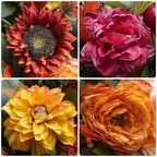 24 Inch Artificial Harvest Fall Wreaths for Front Door,Porch & Entryway - Image 4