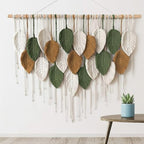 Macrame Wall Art Tapestry - Large Boho Chic Woven Wall Hanging Decor - Image 2