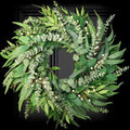 22" Eucalyptus Wreath for Front Door Window Porch Year Round by SOOSUBELWREATH