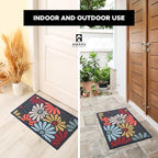 Welcome Mat for Front Door, Non-Slip, Flowers, 24 x 36 in - Image 4