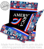 America 250 Flag Birthday July 4th Garden Stand Set Porch Lawn Tapestry Official Licensed Merchandise Grave Yard Decor Canvas Prints Textile Woven Poster USA 250th Anniversary Decoration Gift - Image 7