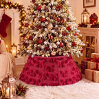 Soulchen Faux Fur Christmas Tree Collar - Image 6