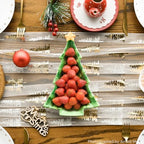 Artoid Mode 6PCS Beige Gold Christmas Tree Gauze Table Runner 120 Inch 10FT, Glitter Metallic Foil Seasonal Sheer Dining Holiday Table Decor for Home Party - Image 2