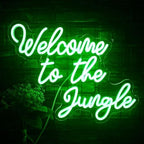 Welcome to the Jungle Neon Sign Wedding Led Sign Jungle Neon Light by FAXFSIGN