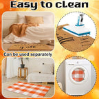 Moucuny 2 Pcs Fall Coir Doormat Outdoor, Happy Fall Yall, Non Slip Backing - Image 5