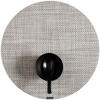 Chilewich Basketweave Placemats, Woven Round Placemats Set of 4 by Chilewich
