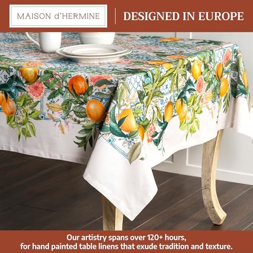 Maison d' Hermine Table Cloth Square Table Reusable 100% Cotton 54"x54" - Image 2