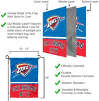 Oklahoma City Thunder Garden Flag with Stand Holder - Image 5