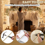 MorningRo 6 Pack 2 in 1 Stocking Holders for Mantle, Black Bronze - Image 4
