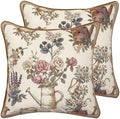 patdrea Designer Velvet Throw Pillow Cover,Set of 2,18"x18"-Hoenycan by patdrea