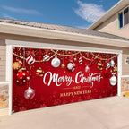 WovWeave Christmas Ball Garage Door Cover Banner, 7 x 16 ft - Image 5