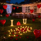 Wondise I Love U Light Up Letters, I Love U Sign Proposal Decorations - Image 3