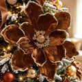 8PCS Large Christmas Magnolia Flowers for Christmas Tree Wreath by FaylifewayDecoryourLife