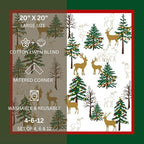 FINGERCRAFT Cloth Napkins Set of 12 Cotton Linen, 20x20 Inch, Jingle - Image 6