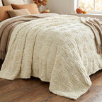 Horaldaily Fall Beige Pumpkin Faux Fur Throw Blanket 50x60 - Image 3