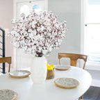 Uieke 30 Pcs Babys Breath Artificial Flowers Fake Silk White Flowers Faux Gypsophila Bouquet Real Touch Floral for Home Wedding Party Centerpieces DIY Décor - Image 4