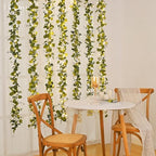 Dolicer 4 Packs 6FT Artificial Eucalyptus Garland Faux Greenery Garland - Image 5