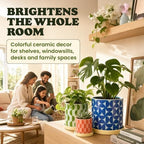 Original Earthlings Ceramic Plant Pots, Indoor Planters - Set of 3 - Image 4