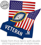 US Navy Veteran Flag Stand Pole Set Armed Forces USN Seabee Decorations American Flags For Outside House Retire Official Rememberance Grave Decor For Cemetery Military Gift Made In USA 13 X 18.5 - Image 7