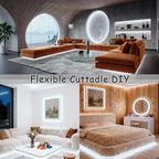 50 FT Led Strips Lights 24V Plugin Led Strip Lights Connectable Daylight White 6000k Lighting Indoor Rope Lights Flexible LED Light Strip for Holiday Home Housewarming Party Decor - Image 5