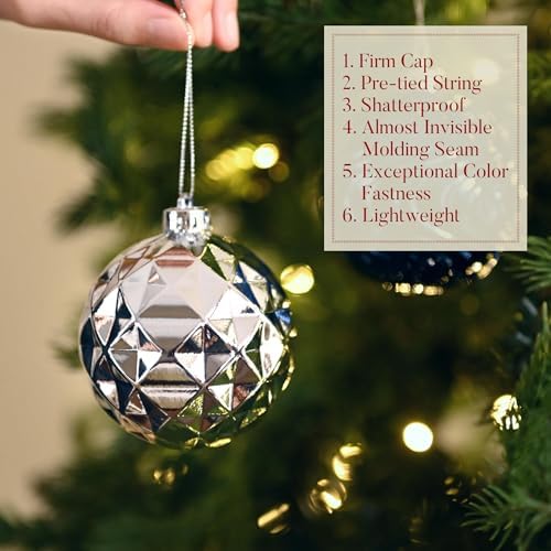 Valery Madelyn 100ct Christmas Tree Decorations Variety Ball Ornaments Set - Image 5