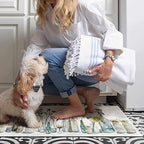 Sunflower Farmhouse Kitchen Rugs Set of 2,Colorful Spring Summer Flowers Kitchen Rugs and Mats Non Skid Washable,Farmhouse Kitchen Runner Rugs with Rubber Backing (17"x48"+17"x30") - Image 6