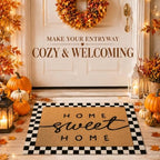 Tinideya 2 Pcs Home Sweet Home Layered Mat for Front Door - Image 3