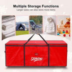 Extra Large Christmas Tree Storage Bag 12 ft for Xmas Trees - Red - Image 7