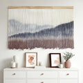 AKSWSHO Large Dip-Dye Macrame Wall Hanging Tapestry 59"x38" Boho Decor by Unknown