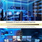 40 FT Blue Led Lights Strip Indoor Rope Lights Easy DIY Cuttable Strip Lights for Fish Tank Bar Room Bathroom Living Room Kitchen Ceiling Wall Vanity Mirror Decor - Image 4