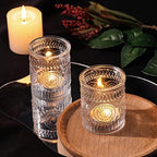 Clear Votive Candle Holders Set of 36- Glass Tea Light Candle Holders Bulk - Image 4