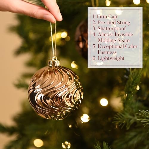 Valery Madelyn 100ct Christmas Tree Decorations Variety Ball Ornaments Set - Image 5