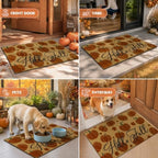LOKHOM Fall Welcome Door Mat, 24"x36" Coir Outside Doormat Hello Pumpkin - Image 7