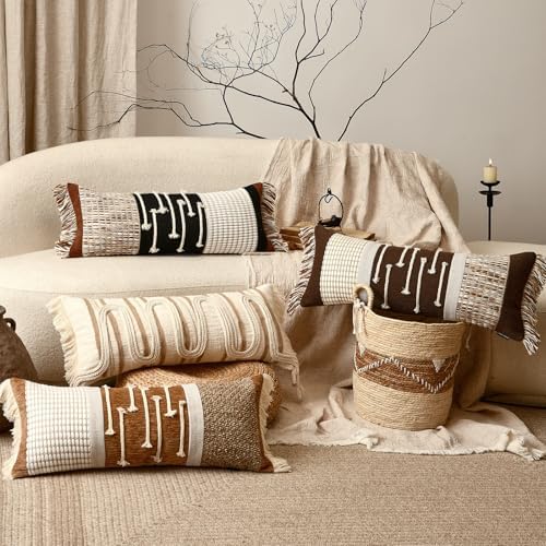 Boho Body Pillow Cover 12x28 Inches Long Pillow Cover Decorative - Image 6