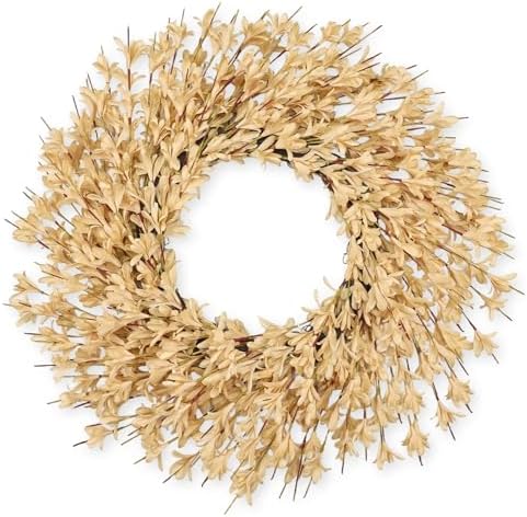 26 Inch Realistic Full Fall Wreaths for Front Door Outside Autumn Wreath by LZNPAArtificialPlants