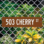 Custom Street Sign, Personalized Novelty Road, Brown Background, Christmas - Image 4