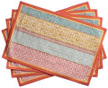 Maison d' Hermine Placemats Set of 4 Reusable 100% Cotton (13"x19") by MaisondHermine
