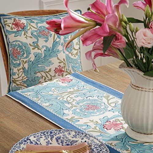 Patdrea Designer Vintage French Linen Table Runner,12"X102"-from - Image 2