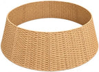 Christmas Tree Collar, 42-inch Tree Skirt Collar Paper Rope Christmas Decor by HENAYUK