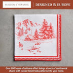 Maison d' Hermine Cloth Napkins Set of 4 Reusable 100% Cotton (20" x 20") - Image 2