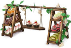 Wooden Cupcake Stand, 3 Tier Cake Stands Party Food Display Serving Platter by Unknown