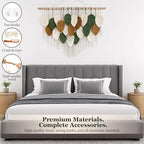 KORSIV Large Macrame Wall Hanging Boho Woven Tapestry, Modern Bohemian Handmade Leaf Feather Wall Art Decorations for Apartment Dorm Living Room Bedroom Nursery Backdrop, Chic Home Decor - Image 3