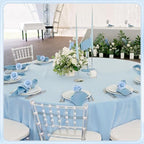 Yunsailing 24 Pcs Flower Napkin Rings Peony Floral Handmade Napkin Holder Rings Handicraft Holder for Table Decorations Wedding Holiday Banquet Luncheons Birthday Party Picnics Supplies(Blue) - Image 5