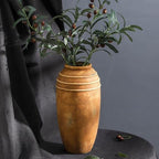 Large Ceramic Flower Vase,12.87 Inch Terracotta Vase for Home Decor - Image 5
