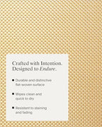 Chilewich Basketweave Placemats, Woven Rectangle Placemats Set of 4 - Image 3
