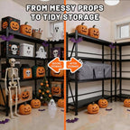 Large Halloween Storage Bag, Fits Up 12Ft Skeleton Christmas Tree, Gray - Image 5