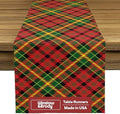 Christmas Table Runners | Red Plaid Table Runner | Winter Decorations for Home | Festive Holiday Table Decor | Kitchen Dining Table Runner | Made in The USA | 14" x 72" Long by FabricTextileProductsInc