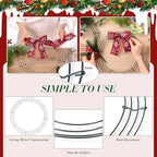 12 Pack Wire Wreath Frames 8 12 16 Inch with Paddle Wire and Tool - Image 4